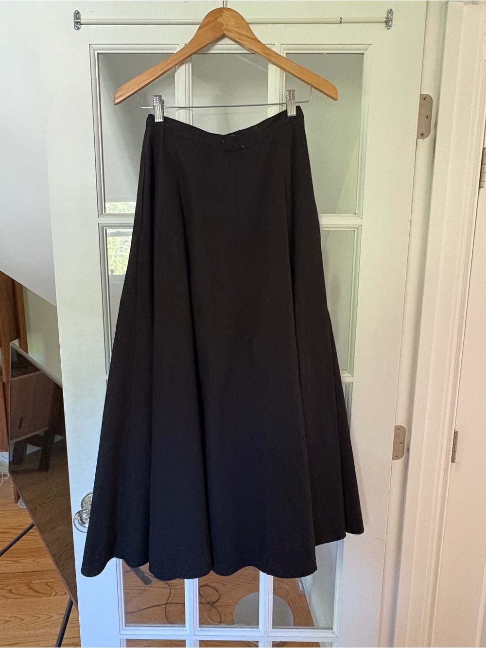 OZMA Poplin Wrap Skirt black cotton sz M - Picture 5 of 8